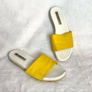 Karl Lagerfeld Billi Yellow Chain Decor Flats